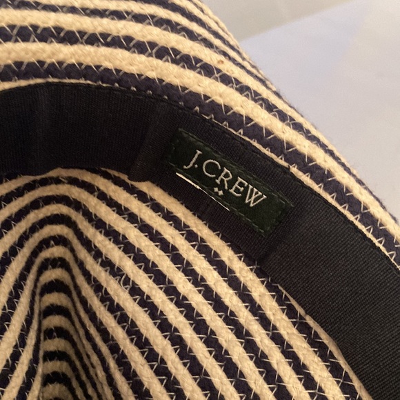 J. Crew Striped Floppy Summer Hat - Picture 4 of 4